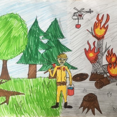 Конкурс "Лесной пожарный - наш герой"
